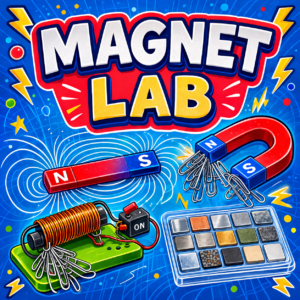 Magnet fun in a science lab